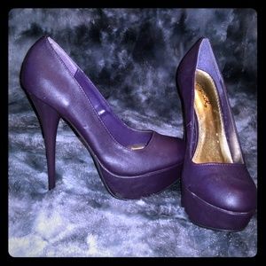 Qupid stilletos purple